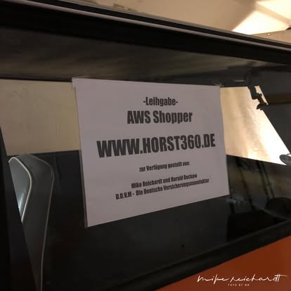 Horst fährt die Rampe hoch – DD VM 1000 von hinten